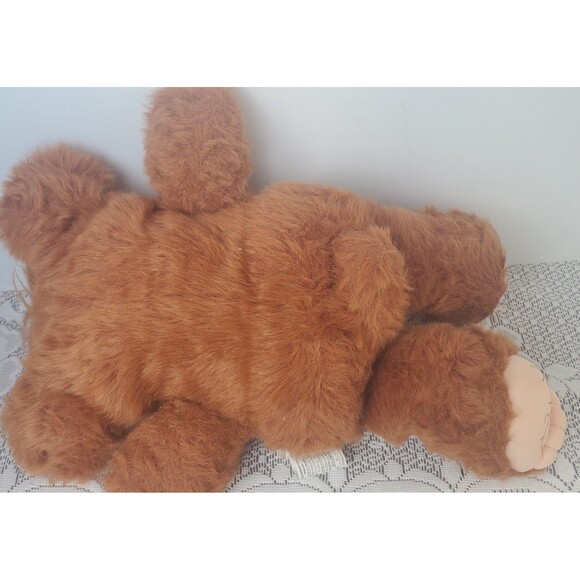 Vintage 1985 FURSKINS Brown Teddy Bear Plush 14" Stuffed Animal Xavier Roberts - Picture 4 of 8